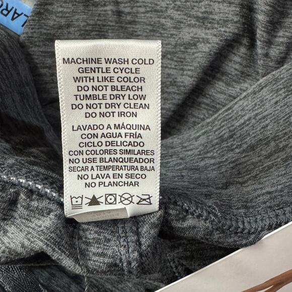 90 Degree by Reflex Large Shorts Pull-On Hi-Rise Pockets Drawstring Stretch Slit - Picture 4 of 4